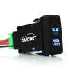 12V-24V SPST pulsante interruttore rocker - luce aliena per Toyota