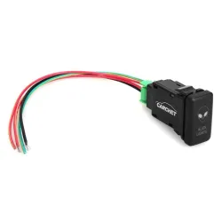 12V-24V SPST push button rocker switch - alien light for Toyota