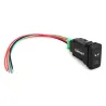 Luces & Iluminación12V-24V Interruptor de pulsador de botón SPST - luz alienígena para Toyota