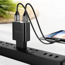 Smart Dual USB - Led Digitaalisen latauksen adapteri iPhone Samsung Xiaomille
