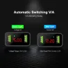 Smart Dual USB - Led Digitaalisen latauksen adapteri iPhone Samsung Xiaomille