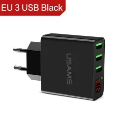 3.4 Älykäs nopea 3-portti USB laturi LED-näyttö