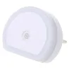 Plugue do carregador USB duplo LED com luz do sensor