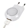 Led - mini wall light con caricatore USB - EU plug
