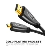 CablesDorado 3D 1080P HDMI a micro HDMI - D tipo macho a HDMI macho - cable
