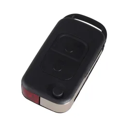 Folding shell - key fob case - 2 buttons for Mercedes Benz SLK E113 A C E S W168 W202 W203Keys