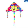 Triangle smiling face - kite 80 cmVliegers