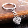 Mamma & Dotter & Bästa Vän kristall hjärta - keychain