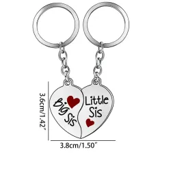 Big Sister & Little Sister - keychain 2 pieces