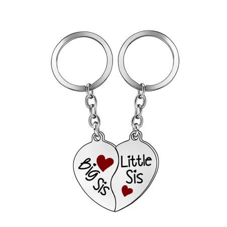 Big Sister & Little Sister - keychain 2 pieces
