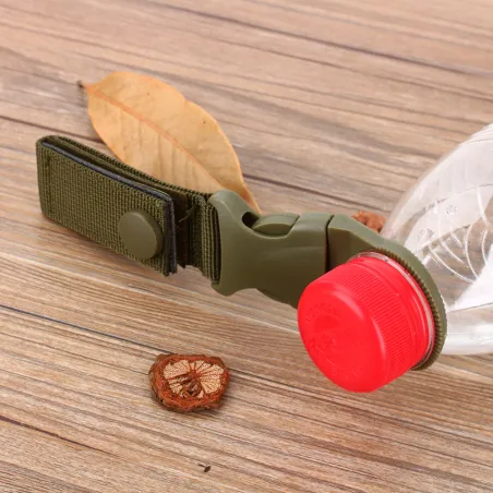 MilitarGancho de hebilla militar de nylon - soporte de botella de agua