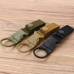 MilitarGancho de hebilla militar de nylon - soporte de botella de agua