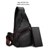 Fashion POLO shoulder bag - leather backpack