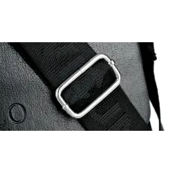 POLO - läder crossbody / axelväska - plaid design