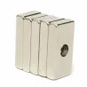 N35 vahva neodymium cuboid magneetti 20 * 10 * 4 mm 4 mm reikä 5 pcs