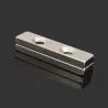 N35 stark neodymium magnet block 40 * 10 * 4mm - countersunk med 2 hål 2pcs