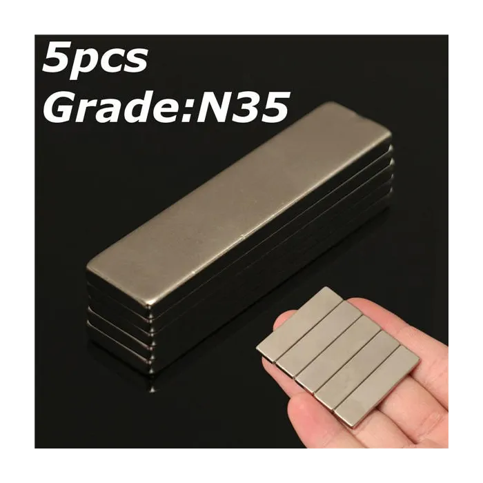 N35 stark neodymium magnet block 40 * 10 * 3mm - 5 bitar