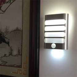 Led wall light with PIR motion sensor