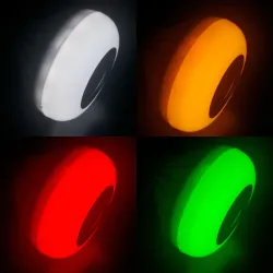 Smart RGB LED lampa med trådlös Bluetooth högtalare - fjärrkontroll