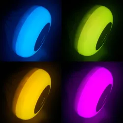 Smart RGB LED lampa med trådlös Bluetooth högtalare - fjärrkontroll