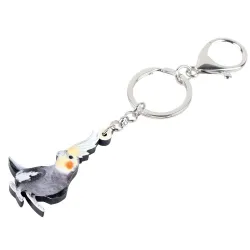 Acrylic parrot - keychain