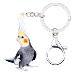 Akrylpapegoja - keychain