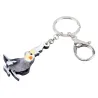 Acrylic parrot - keychain