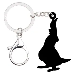 Acrylic parrot - keychain