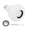 Smart RGB LED lamp with wireless Bluetooth speaker - remote controlE27