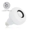 Smart RGB LED lamp with wireless Bluetooth speaker - remote controlE27