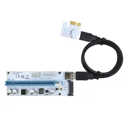 3 i 1 Molex 4pin SATA 6pin PCI express PCIE PCI-E-höjarkort