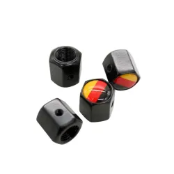 Air valve caps with Germany flag - 4 pcs setWheel parts