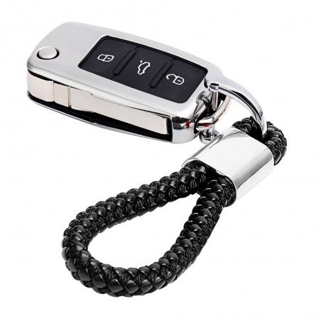 Car key case with keychain for Passat Golf Jetta Bora Polo Sagitar Tiguan