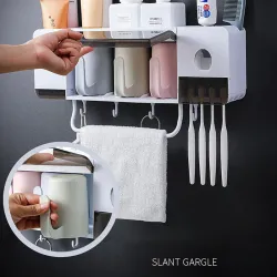 Toothbrush haltija & hammaspaste squeezer dispenser -sarja