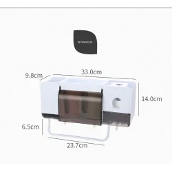 Toothbrush haltija & hammaspaste squeezer dispenser -sarja