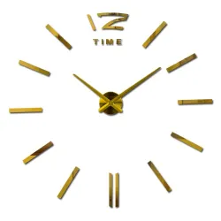 Grande orologio da parete fai da te decorativo