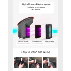 Handheld vacuum cleaner - mini UV sterilizer