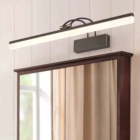 Specchio da bagno in stile americano - Lampada da parete LED - 8W - 39 cm