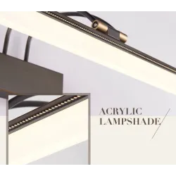 ApliquesEstilo americano espejo luz - luz de pared LED - lámpara - 8W - 39 cm