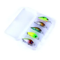 Konstgjorda fiskbaits lure kit med krok 42g 5 st