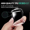 Étui de protection HD TPU ultra mince pour Apple Watch 1-2-3-4-5 - 38mm - 40mm - 42mm - 44mm
