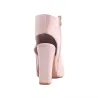 Stilvolle Wildleder - Stiefel mit offenem Zehe & Ferse