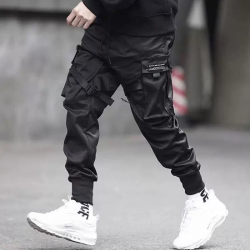 Moda de hombresPantalones de hip-hop multi-pocket