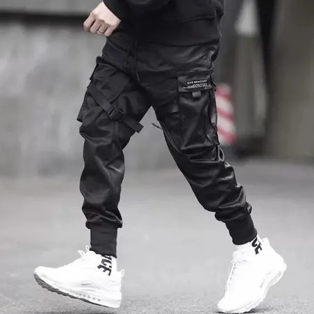 Calças de hip-hop multi-pocket
