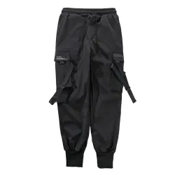 Men Multi-pocket Harem Hip Pop TrousersHerenmode