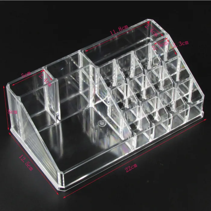 Acrylic transparent Makeup Organizer Storage BoxesMake-Up