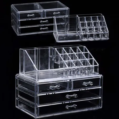 Acryl transparente Make-up-Organisator - Aufbewahrungsbox