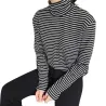 Casual - maglione a maniche lunghe - collo a righe