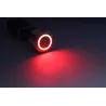 22mm Metall wasserdicht Edelstahl-Taste - schaltet momentan - flache runde Lampe