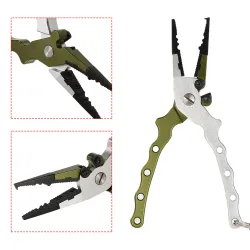Alicate de pesca multi funcional com saco